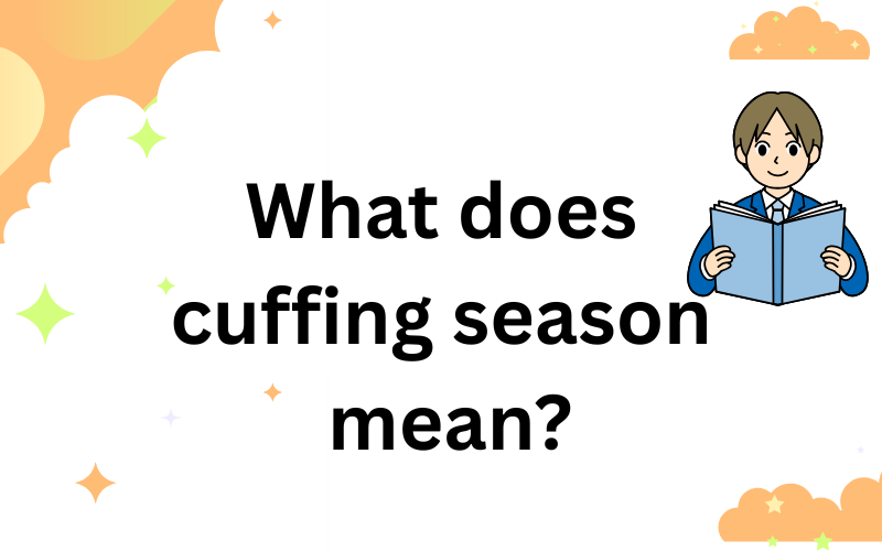 what does cuffing season mean