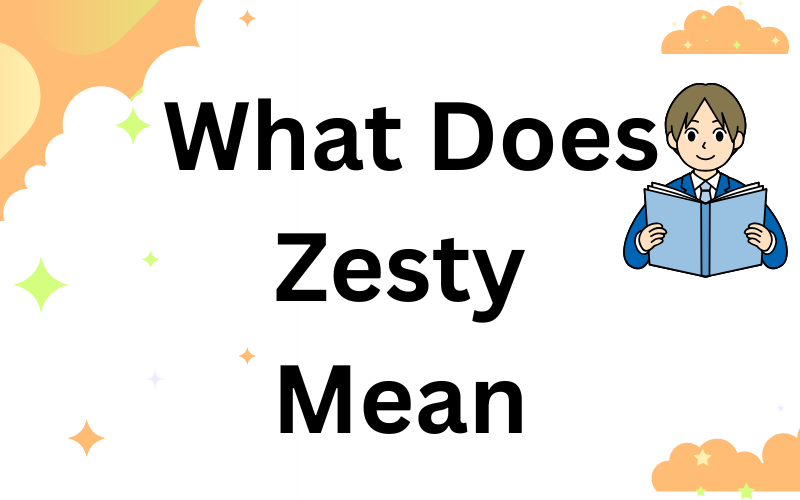 What Does Zesty Mean